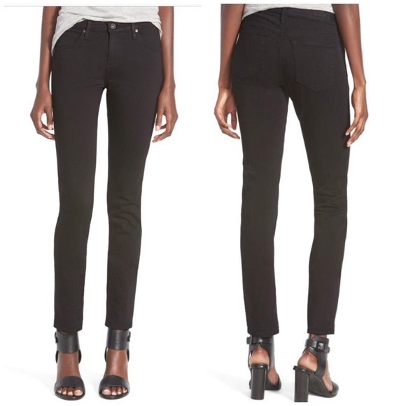 Ag Adriano Goldschmied Jeans New Ag Black Denim The Stilt Cigarette